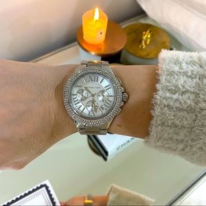Michael Kors Silver Watch Rarely Worn